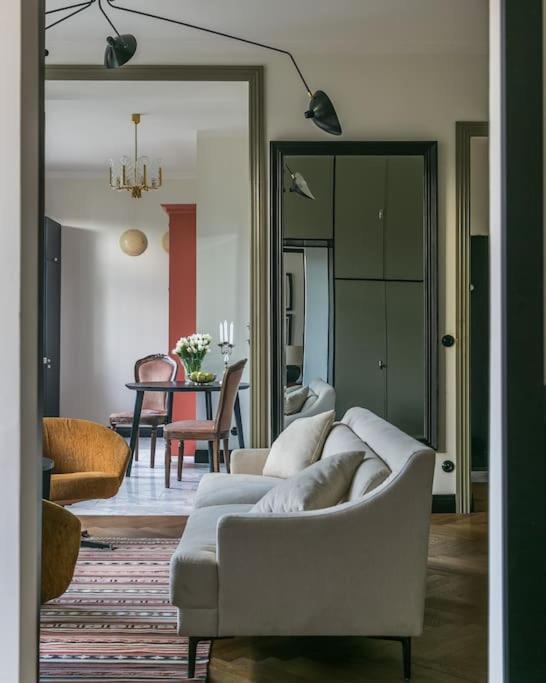 Dark Blue Apartment Warsaw Exterior photo