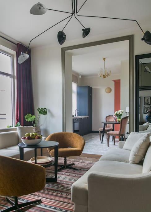 Dark Blue Apartment Warsaw Exterior photo