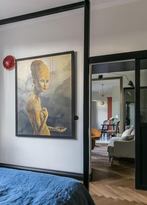 Dark Blue Apartment Warsaw Exterior photo