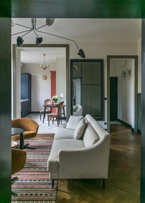Dark Blue Apartment Warsaw Exterior photo