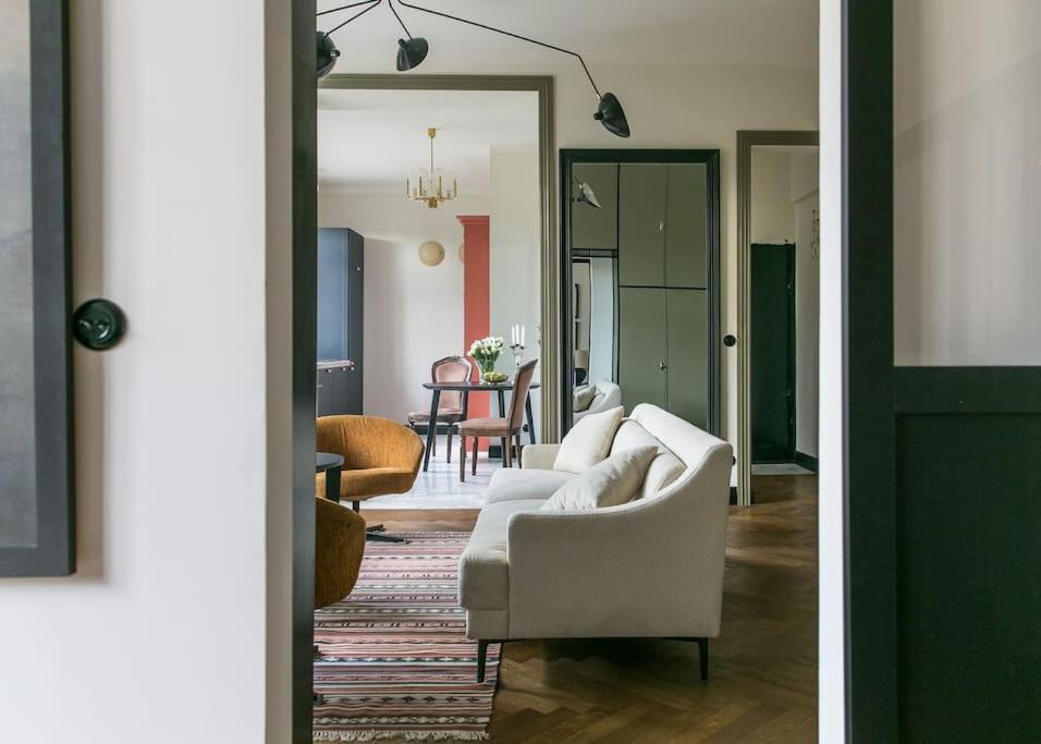 Dark Blue Apartment Warsaw Exterior photo