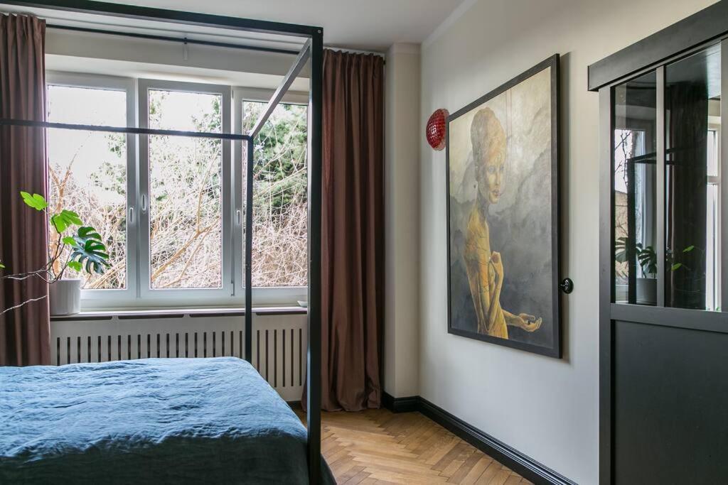 Dark Blue Apartment Warsaw Exterior photo